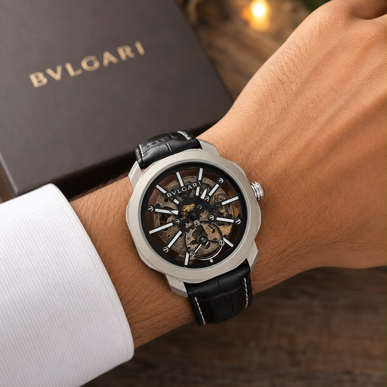 BVLGARI OCTO ROMA SKELETON – BLACK EDITION